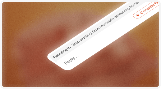 Reply interface for engaging with mentions