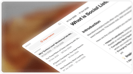 AI Digest report showing intelligent insights