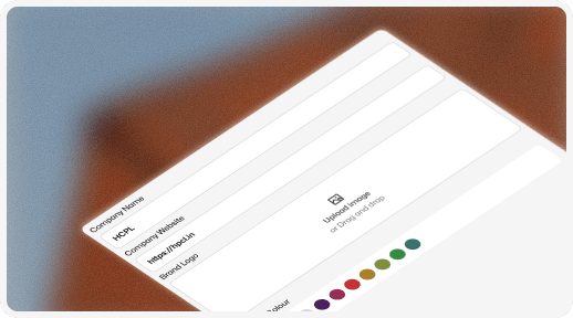 Whitelabeled report with custom branding