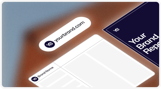 Custom domain and branded report interface